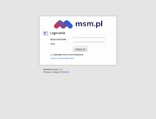 Tablet Screenshot of msm.orkansoft.pl